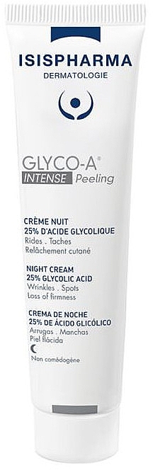 Нічний крем-пілінг з 25% гліколевої кислоти - Isispharma Night Cream 25% Glycolic Acid Intense Peeling — фото N1