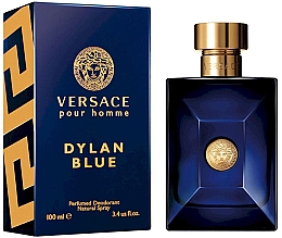 Парфумерія, косметика Versace Dylan Blue Pour Homme - Дезодорант-спрей