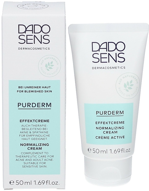 Крем для проблемної шкіри - Dado Sens PurDerm Effect Cream — фото N1