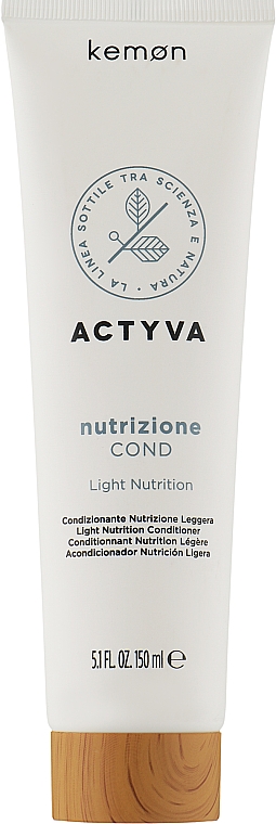 Кондиционер для слегка сухих волос - Kemon Actyva Nutrizione Cond — фото N1
