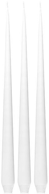 Конусные свечи в коробке, 32 см, белые - Ester & Erik Taper Candles Matt Pure White — фото N2