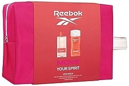 Парфумерія, косметика Reebok Move Your Spirit - Набір (edt/100ml + sh/gel/250ml + bag/1pcs)