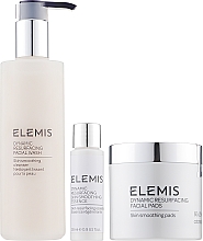 Парфумерія, косметика Набір - Elemis Dynamic Skin Resurfacing Trio (f/wash/200ml + pads/60pcs + essence/28ml)