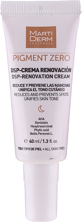 Депигментирующий крем для лица - MartiDerm Pigment Zero DSP-Renovation Cream — фото N3