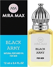Mira Max Black Army - Парфумована олія для чоловіків — фото N2