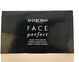 Духи, Парфюмерия, косметика Матирующие салфетки для лица - Deborah Face Perfect Shine Control Tissues