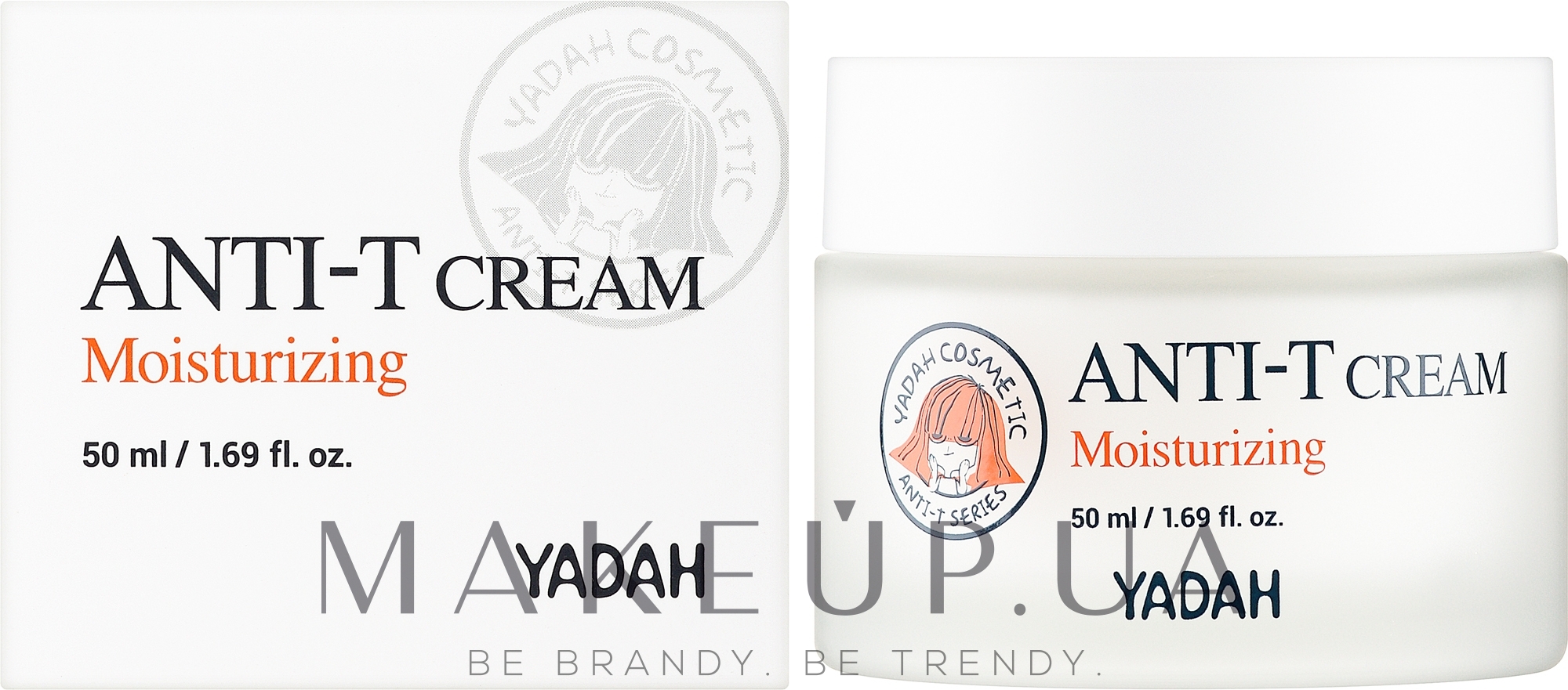 Увлажняющий крем для жирной и проблемной кожи - Yadah Anti-T Moisturizing Cream — фото 50ml