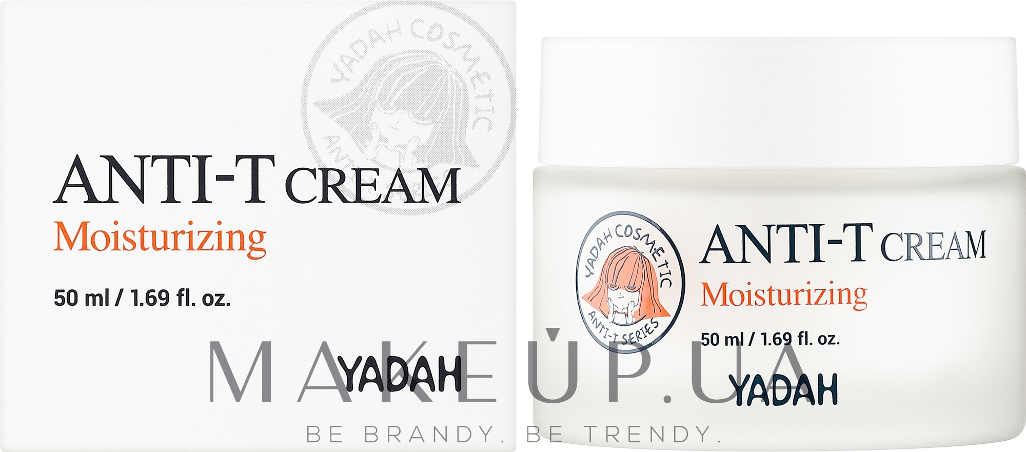 Зволожувальний крем для жирної і проблемної шкіри - Yadah Anti-T Moisturizing Cream — фото 50ml