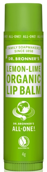 Бальзам для губ "Лимон і лайм" - Dr. Bronner’s Lemon & Lime Lip Balm — фото N1