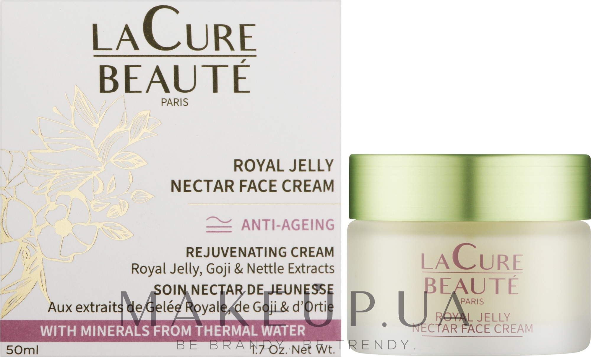 Антивіковий крем для обличчя - LaCure Beaute Royal Jelly Nectar Face Cream — фото 50ml