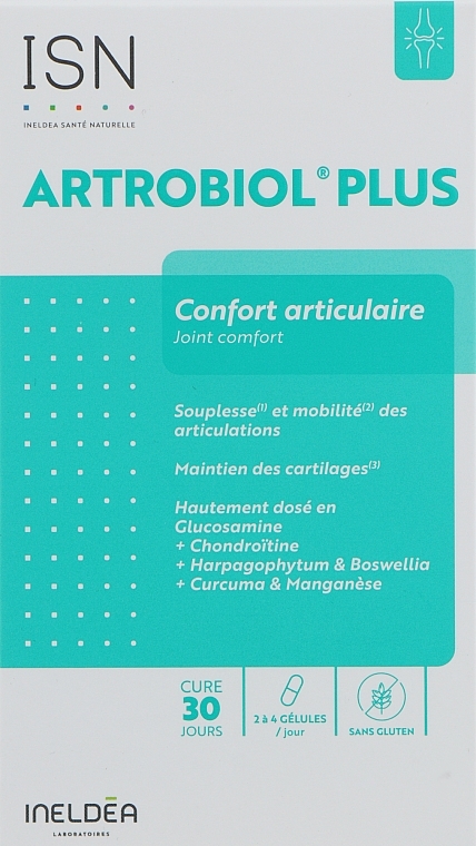 Арторобиол, подвижность и здоровье суставов - Sante Naturelle Artrobiol® Joint Comfort and Mobility Capsules — фото N1