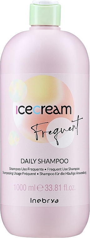 Шампунь для всех типов волос - Inebrya Frequent Ice Cream Daily Shampoo — фото N1