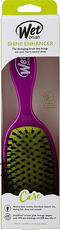 Щітка для волосся - Wet Brush Shine Enhancer Care Purple — фото N2