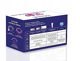 Набор - Cleanic Antibacterial Box (wipes/3 pack + hand/gel/50ml + mask/2pcs) — фото N2