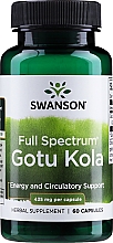 Пищевая добавка "Готу кола", 435 мг - Swanson Gotu Kola — фото N1