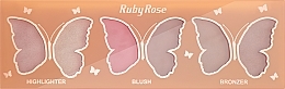 Палетка для макіяжу - Ruby Rose Butterfly — фото N2