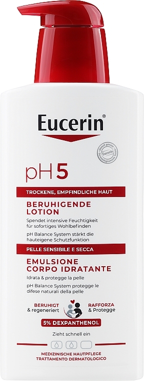 Увлажняющее молочко для тела - Eucerin pH5 Moisturizing body milk