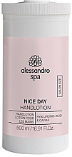 Лосьйон для рук "Зволожувальний" - Alessandro International Spa Nice Day Hand Lotion Salon Size — фото N2
