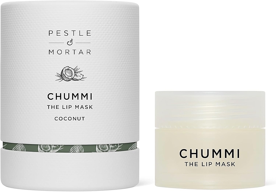 Маска для губ - Pestle & Mortar Chummi Lip Mask Coconut — фото N1