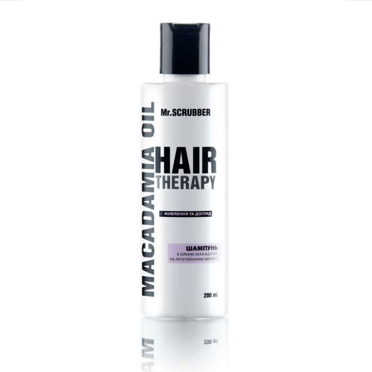 Шампунь "Питание и уход" - Mr.Scrubber Hair Theraphy Macadamia Oil — фото N1