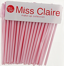 Одноразовые щеточки для ресниц и бровей, розовые - Miss Claire — фото N1