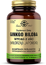 Экстракт Гинкго билоба - Solgar SFP Ginkgo Biloba Leaf Extract — фото N1