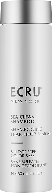 Шампунь для волос "Чистое море" - ECRU New York Sea Clean Shampoo Sulfate Free Color Safe — фото N1