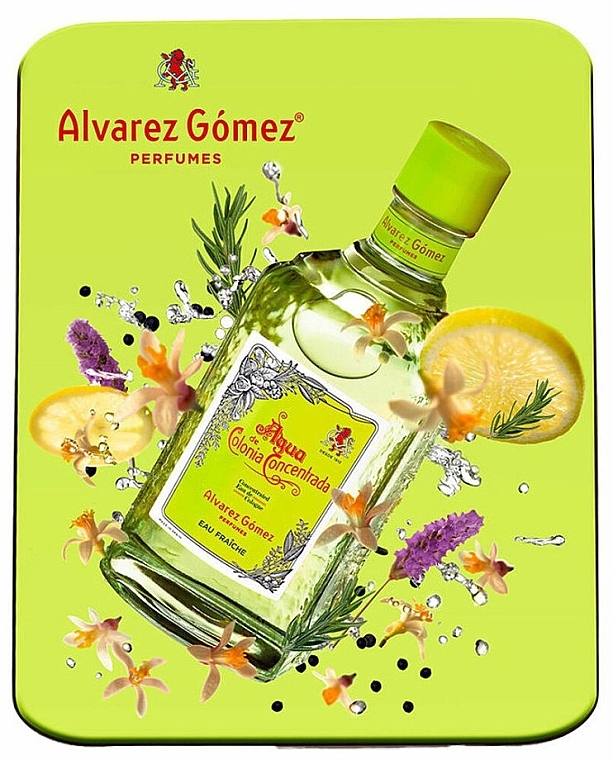 Alvarez Gomez Agua de Colonia Concentrada - Набор (edc/300ml + b/emuls/280ml) — фото N1