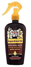 Парфумерія, косметика Тонік для тіла та обличчя - Vivaco Sun Vital Argan Bronz Oil Brightening Water