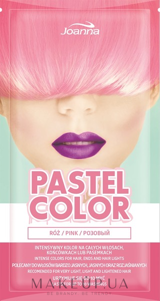 Окрашивающий шампунь - Joanna Pastel Color — фото Pink