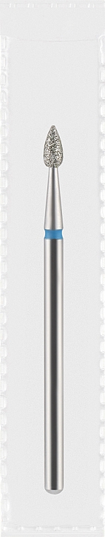 Фреза алмазна синя «Оливка гостра», діаметр 2,3 мм, довжина 5 мм - Divia DF007-23-B