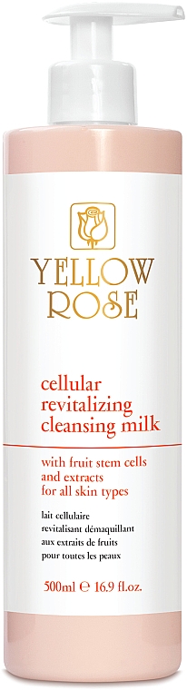Очищувальне молочко зі стволовими клітинами - Yellow Rose Cellular Revitalizing Cleansing Milk — фото N2