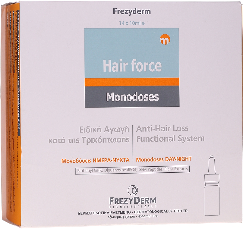 Краплі для шкіри голови від облисіння - Frezyderm Hair Force — фото N1