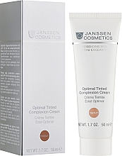 Дневной комплексный тонирующий крем - Janssen Cosmetics Optimal Tinted Complexion Cream Medium SPF 10 — фото N2