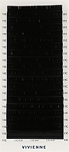 Накладные ресницы "Elite", черные, 20 линий (0,07, C, 11), эко упаковка - Vivienne — фото N1