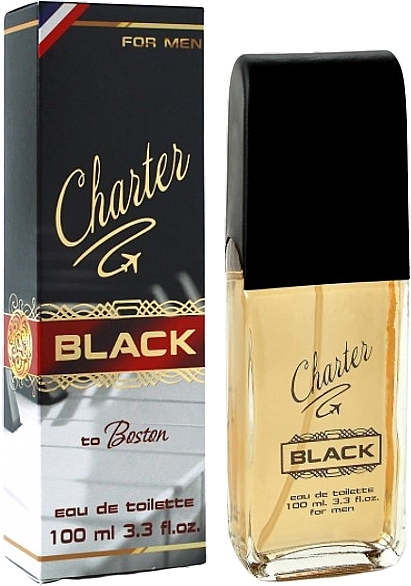 Aroma Parfume Charter Black - Туалетная вода (тестер с крышечкой) — фото N1