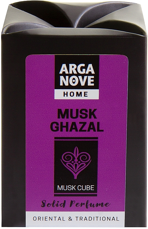 Ароматичний кубик для дому - Arganove Solid Perfume Cube Musk Ghazal — фото N1