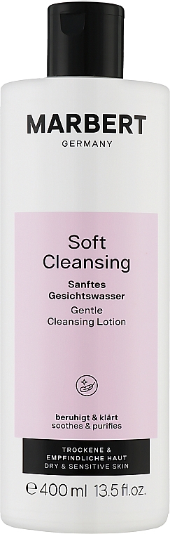 Нежный лосьон для чувствительной и сухой кожи - Marbert Soft Cleansing Sanftes Gesichtswasser