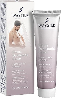 Мужской крем для удаления волос с тела - Waysilk Men’s Hair Removal Cream — фото N1