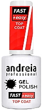 Парфумерія, косметика Верхнє покриття для гель-лаку - Andreia Professional Fast & Easy Top Coat