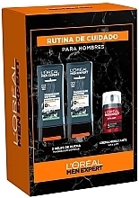 Духи, Парфюмерия, косметика Набор - L'Oreal Paris Men Expert Magnesium Defense Set (sh/gel/2x200ml + f/cr/50ml)