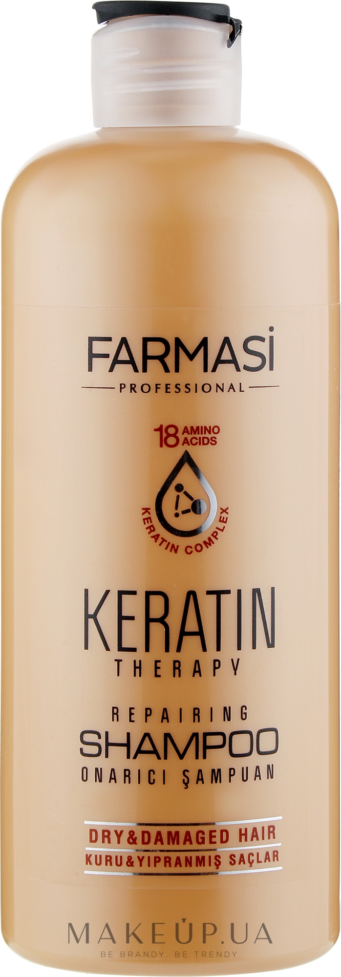 Шампунь з кератином - Farmasi Keratin Therapy Repairing Shampoo — фото 360ml