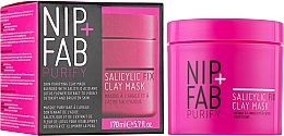 Маска для обличчя з глиною й саліциловою кислотою - NIP+FAB Salicylic Fix Clay Mask — фото N2