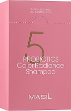 Шампунь с пробиотиками для защиты цвета - Masil 5 Probiotics Color Radiance Shampoo (пробник) — фото N3