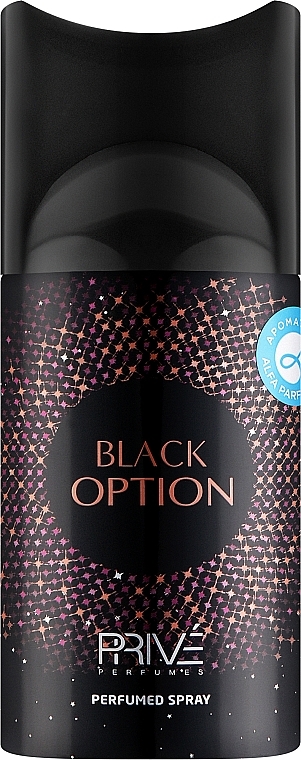 Prive Parfums Black Option - Парфумований дезодорант — фото N1