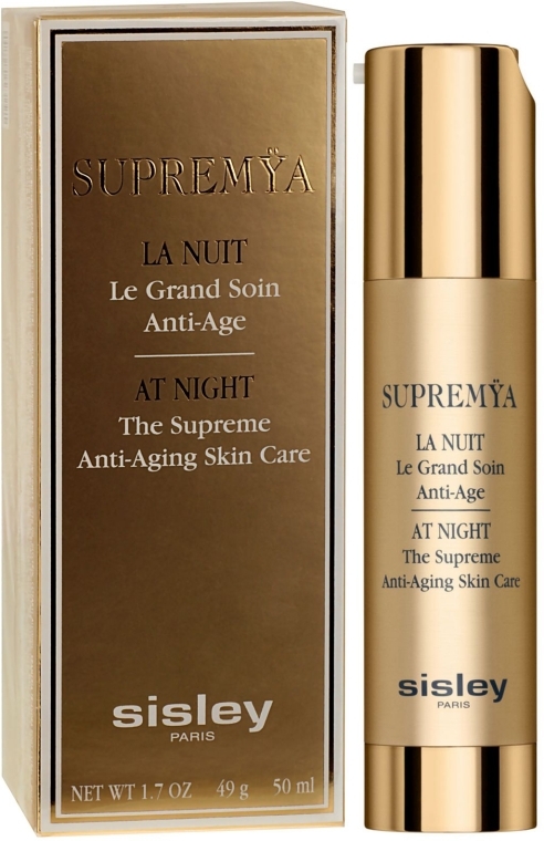 Комплексный ночной крем-сыворотка с омолаживающим эффектом - Sisley Supremya At Night The Supreme Anti-Aging Skin Care — фото N2
