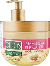 Маска для волос с маслом миндаля - Oleos — фото N1