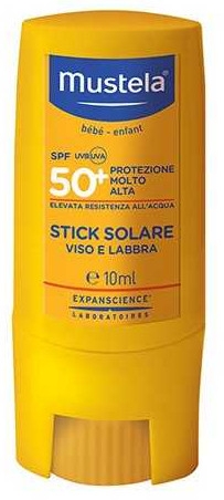 Солнцезащитный стик - Mustela Stick Solare Protezione Molto Alta SPF 50+
