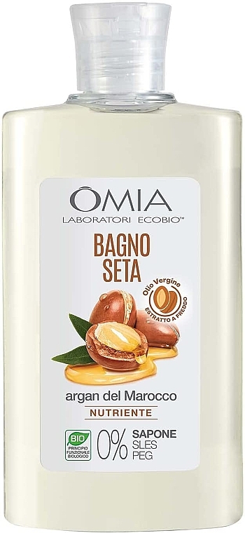 Гель для душу з аргановою олією - Omia Labaratori Ecobio Argan Oil Shower Gel — фото N1