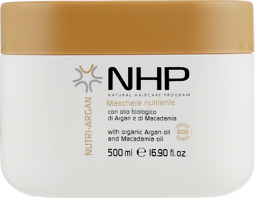 Питательная восстанавливающая маска для волос - NHP Nutri Argan — фото N3